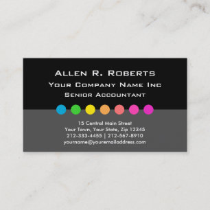 Bunter Dekorateur-modernes UnternehmensChic Visitenkarte