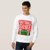 Bunter Digital-Design Herren-Sweatshirt – P Sweatshirt (Vorne ganz)