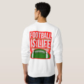 Bunter Digital-Design Herren-Sweatshirt – P Sweatshirt (Schwarz voll)