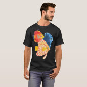 Bunter Diskus T-Shirt (Vorne ganz)