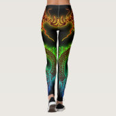 Bunter Drache Leggings (Rückseite)