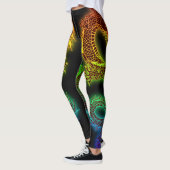 Bunter Drache Leggings (Links)