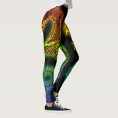 Bunter Drache Leggings (Rechts)