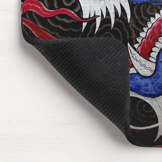 Bunter Drache Mousepad (Ecke)