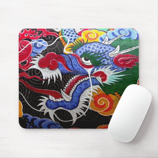 Bunter Drache Mousepad (Mit Mouse)