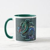 Bunter Drache Tasse (Links)