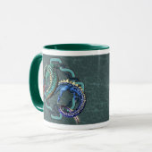 Bunter Drache Tasse (Vorderseite Links)