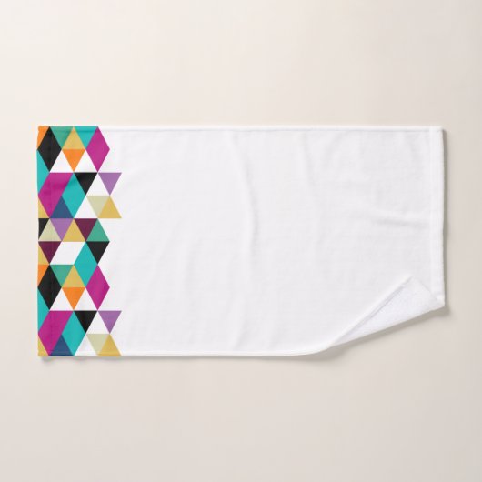 Bunter Dreieck-Entwurf Badhandtuch Set (Handtuch)