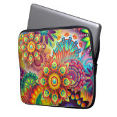 Bunter Druck der Laptoptasche Laptopschutzhülle (Vorderseite Links)