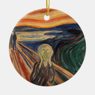 Bunter Edvard Munch die Schrei-Malerei Keramik Ornament