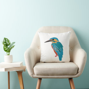 Bunter Eisvogel Kissen