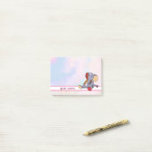bunter Elefant Klebezettel Post-it Klebezettel (Auf Schreibtisch)