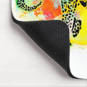 Bunter Elefant Mousepad (Ecke)