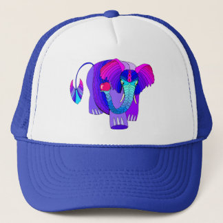 Bunter Elefant: Niedliche Kappe