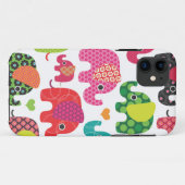 Bunter Elefant scherzt Muster iphone Fall Case-Mate iPhone Hülle (Rückseite (Horizontal))