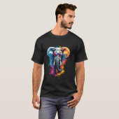 Bunter Elefant T-Shirt (Vorne ganz)