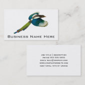 Bunter Elster-Vogel, Vintage Illustration Visitenkarte (Vorne/Hinten)