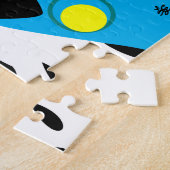 Bunter englischer Zeiger-Puzzlen Puzzle (Seite)