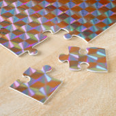 bunter Entwurf der ganz eigenhändig geschrieben Puzzle (Seite)