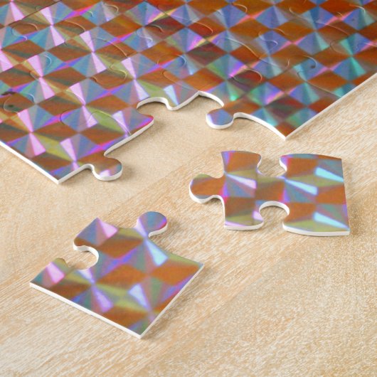 bunter Entwurf der ganz eigenhändig geschrieben Puzzle (Seite)