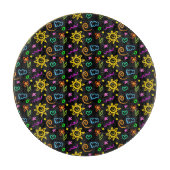 Bunter Entwurf des Hintergrundes für Kinder Schneidebrett (Vorderseite)