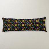 Bunter Entwurf des Hintergrundes für Kinder Seitenschläferkissen (Rückseite)