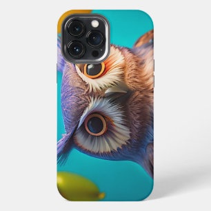 Bunter Eulen-Handyhülle iPhone 13 Pro Max Hülle
