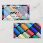 Bunter Faden spult Näherin oder Schneider Visitenkarte (Vorne/Hinten)