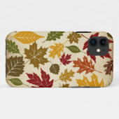 Bunter Fall-Herbst-Baum verlässt Muster Case-Mate iPhone Hülle (Rückseite (Horizontal))