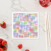 Bunter Farbencocktail Serviette (Beispiel)