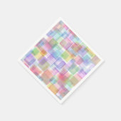 Bunter Farbencocktail Serviette (Ecke)
