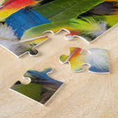 Bunter Federhaufen Puzzle (Seite)