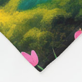 Bunter Feen-Specht-Vogel Fleecedecke (Ecke)