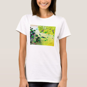Bunter Fisch-T - Shirt