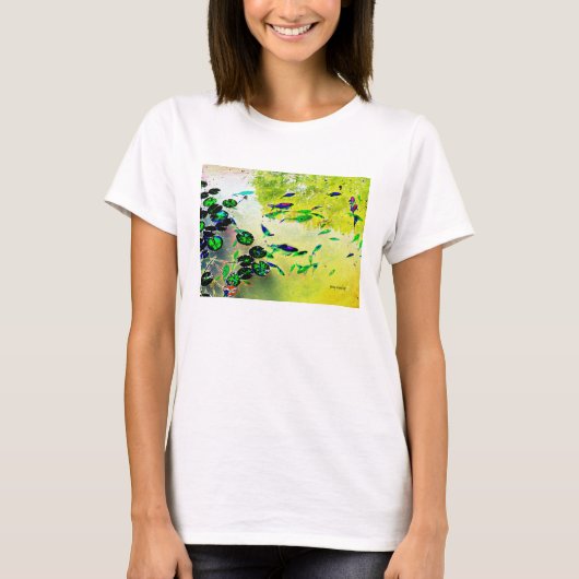 Bunter Fisch-T - Shirt (Vorderseite)