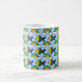 Bunter Fisch und Regenbogen-Mug Kaffeetasse (Mittel)