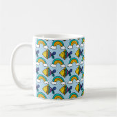 Bunter Fisch und Regenbogen-Mug Kaffeetasse (Links)