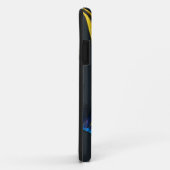 Bunter Fliegen Ara auf einem dunklen Hintergrund Case-Mate iPhone Hülle (Hinten/Rechts)