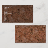 Bunter florentinischer Wirbel Visitenkarte (Vorne/Hinten)