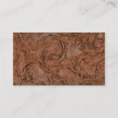 Bunter florentinischer Wirbel Visitenkarte (Rückseite)