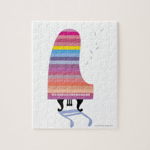 Bunter Flügel Puzzle