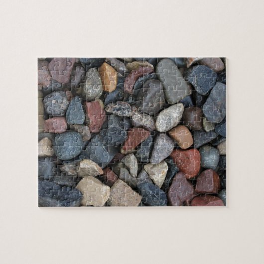 Bunter Fluss-Felsen Puzzle (Horizontal)