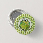 Bunter Frosch Button (Vorne & Hinten)