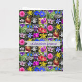 bunter Frühling - Karte (Rückseite)