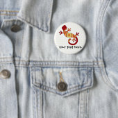 Bunter Fun Gecko Lizard Button (Beispiel)