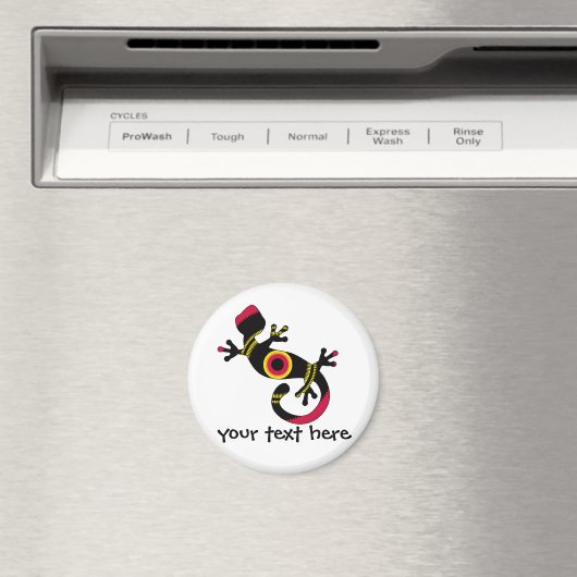 Bunter Fun Gecko Lizard Magnet (In Situ (Geschirrspüler))