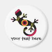 Bunter Fun Gecko Lizard Magnet (Vorne)