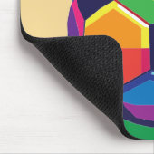Bunter Fußball Mousepad (Ecke)