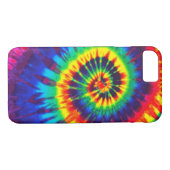 Bunter gefärbte Krawatte iPhone 7 Kasten Case-Mate iPhone Hülle (Rückseite (Horizontal))