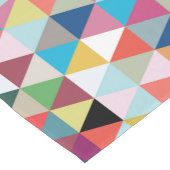 Bunter geometrischer gemusterter Tabellen-Läufer Kurzer Tischläufer (Ecke)